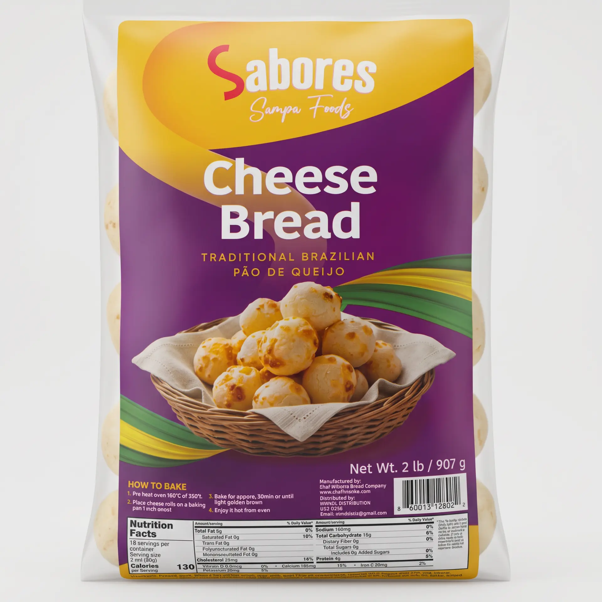 Embalagem Pão de Queijo
