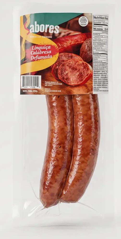 Embalagem Linguiça Calabresa Defumada