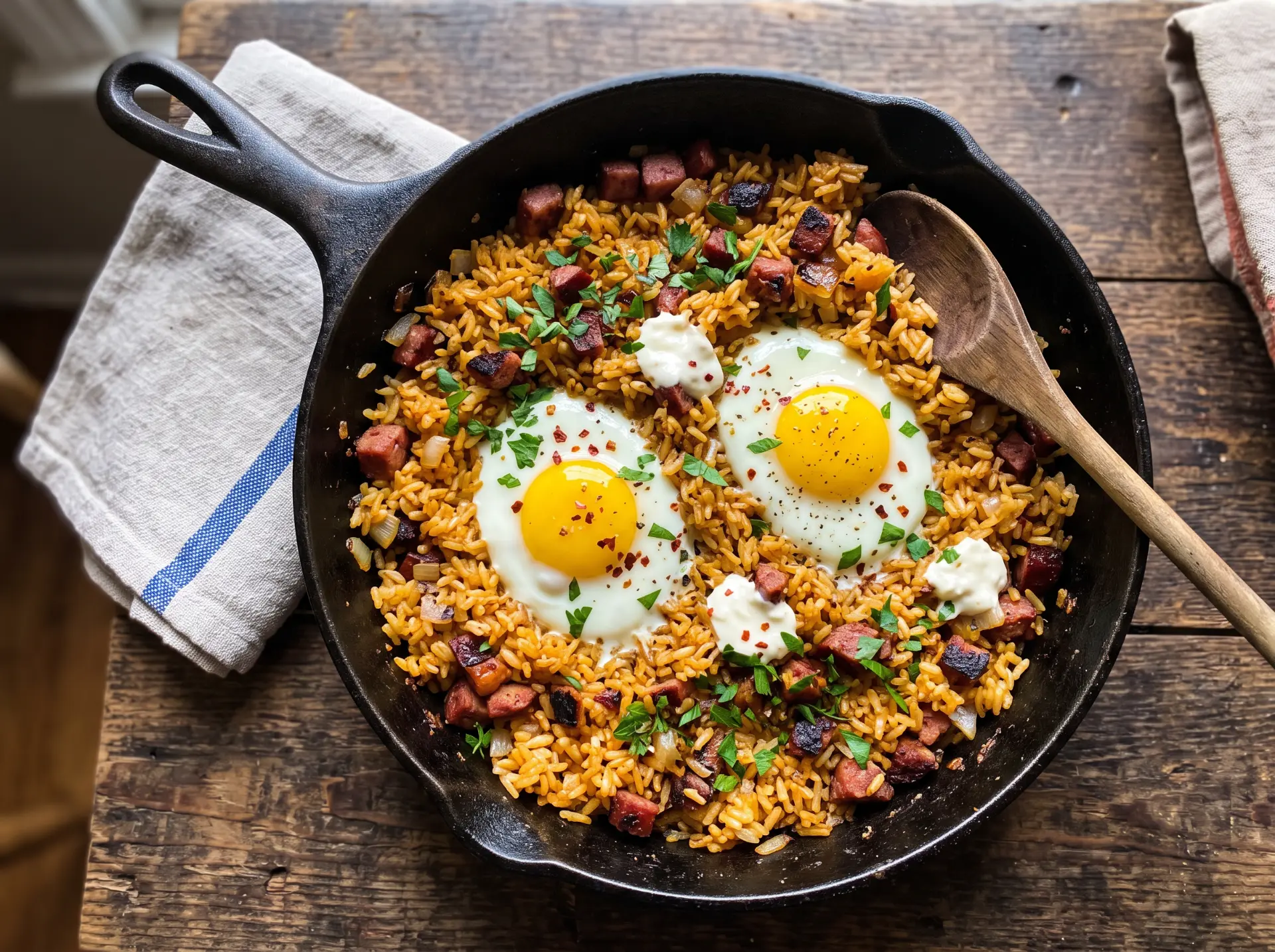 Arroz de calabresa de segunda